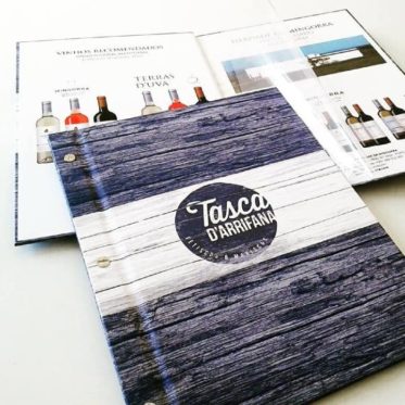 ementa para restaurante capa dura impressa para micas